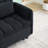 52" Modern Velvet Sofa Bed - 3-In-1 Convertible with Pillows & Side Pockets-1961656624