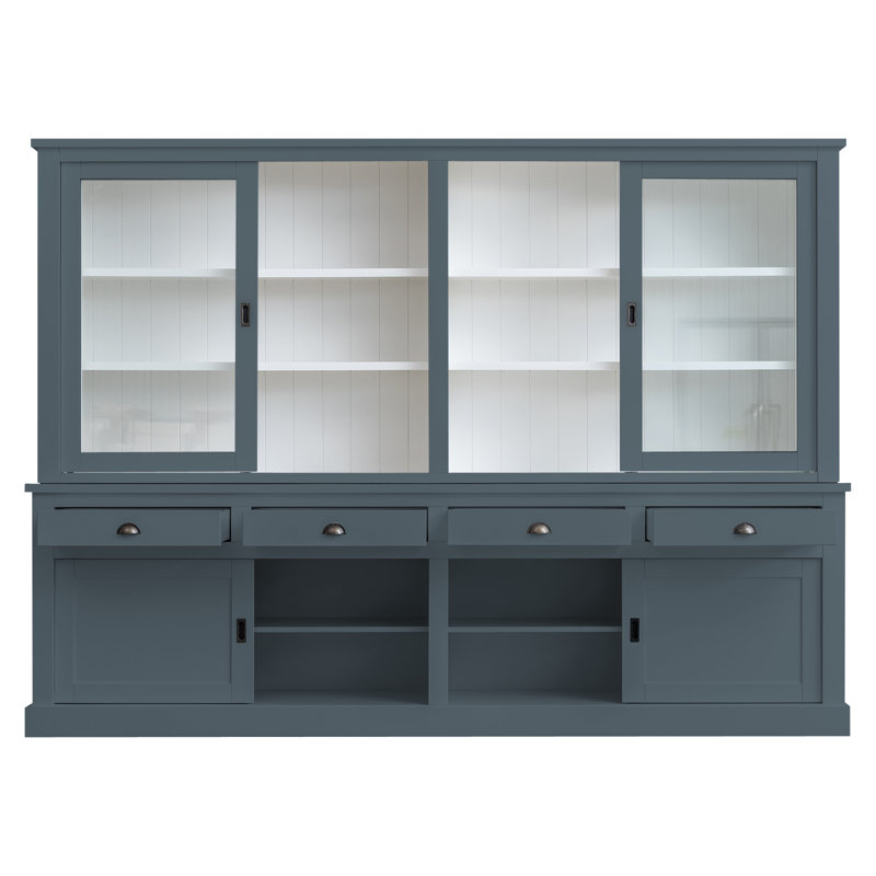 Butler Display Cabinet, Grey 