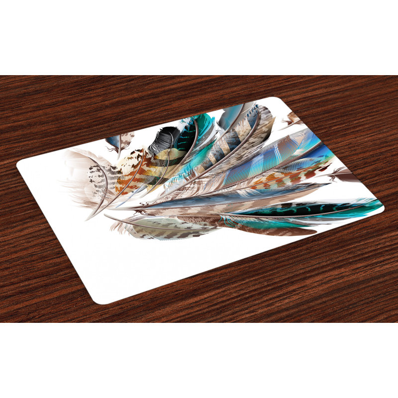 Muller Animal Shape Feather Fashion Placemat