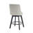 Swivel Upholstered 26'' Counter Stool Wood Leg-831263271