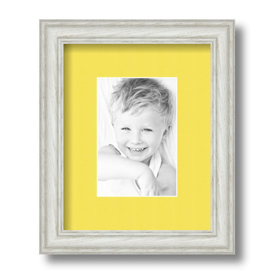 Wood Matte Picture Frame with Mat