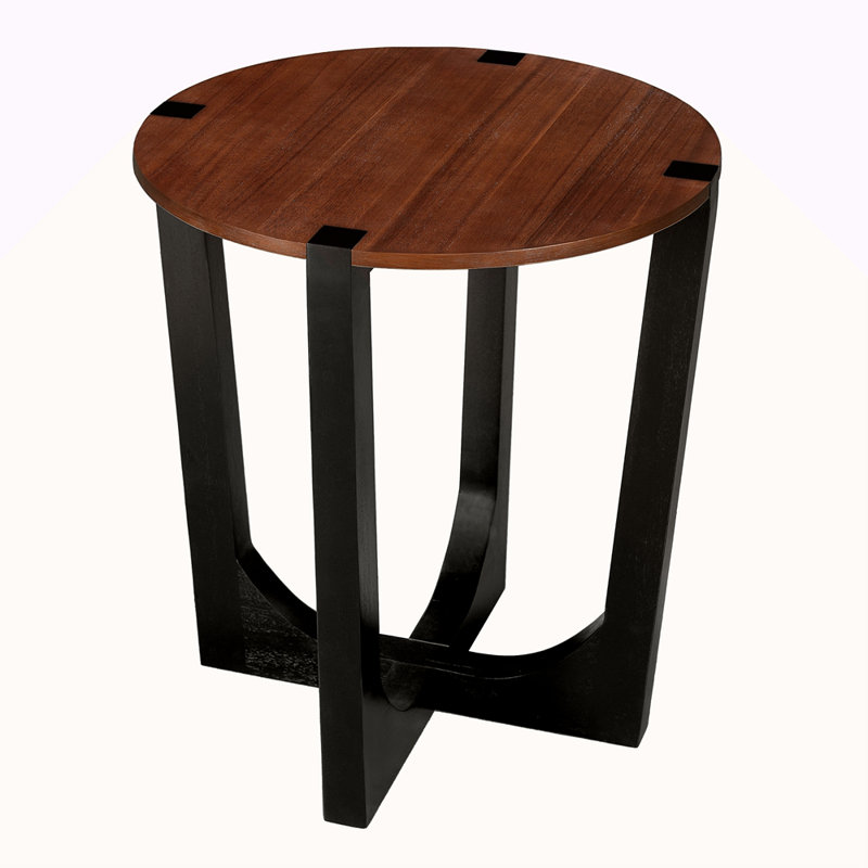 ACACIA SOLID WOOD SIDE TABLE