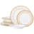 Noritake Trefolio Gold 12-Piece Dinnerware Set, Service For 4