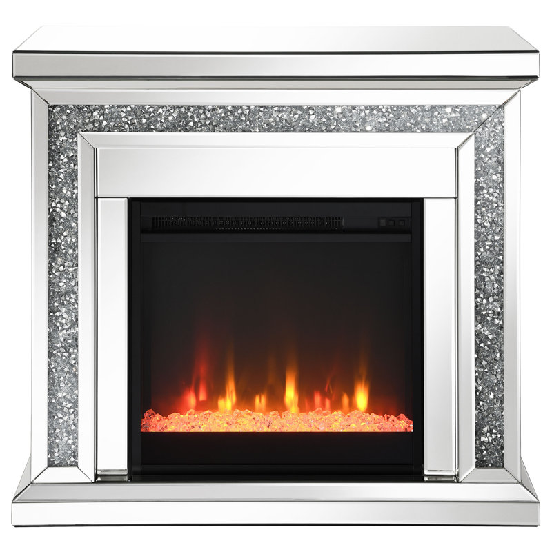 Rectangular Freestanding Fireplace Mirror