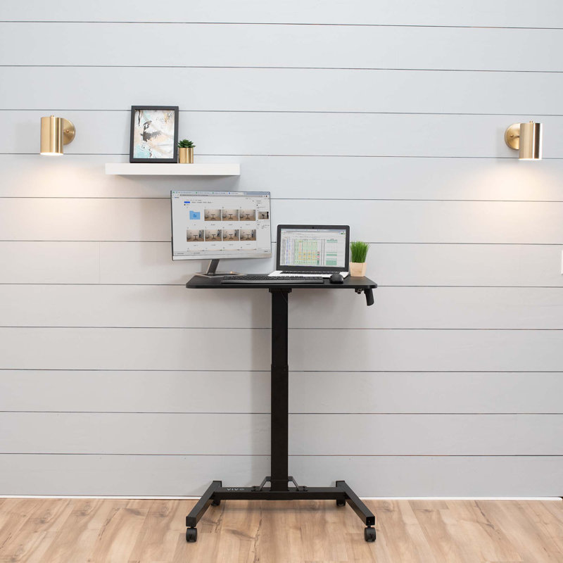 Poste de travail mobile VIVO à ressort de tension réglable (CART-V07B)