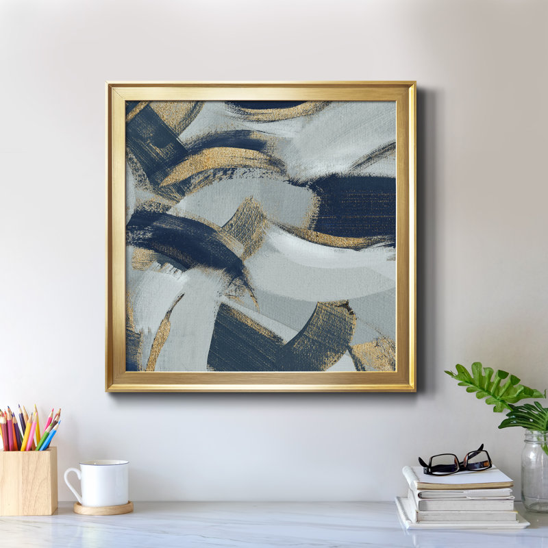 Rustic and Bitterweet II - Reproduction d'art sur toile encadrée, H 30,5 po x l 30,5 po x P 1,5 po, Doré