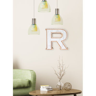 Rayne Solid Oak 8" Letter
