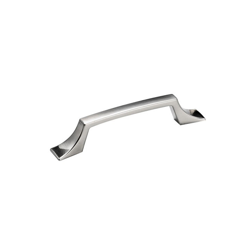 Poignée arche 3 3/4" center to center, Nickel brossé