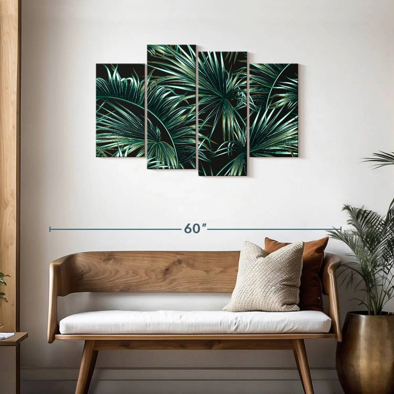 Feuilles de palmier Harnek Summer, H 27 po x l 43 po