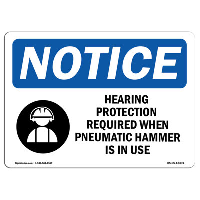 Hearing Protection Required Sign