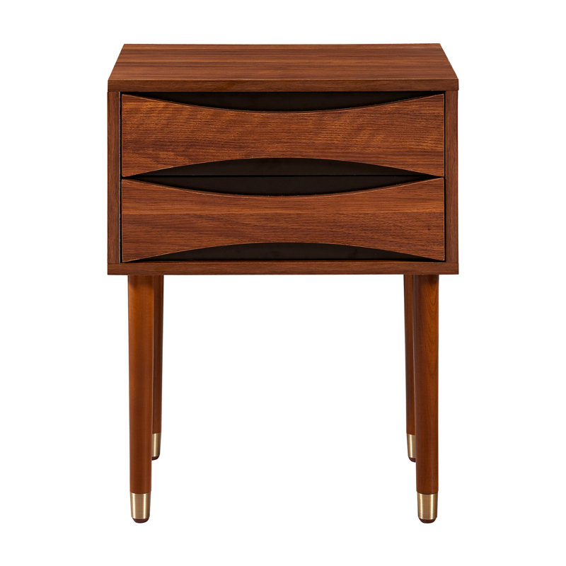 Table de bout avec 2 tiroirs Sabornton