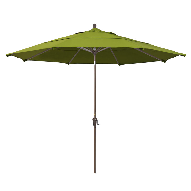 Parasol de marché 11 pi Austan, Toile Ginkgo Performance