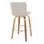 Tabouret de bar à hauteur fixe avec pivot-1638608854