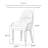 Modern And Simple Solid Wood Beech Silicone Leather Backrest Dining Chair