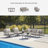 North Island Outdoor Loveseat With Cushion