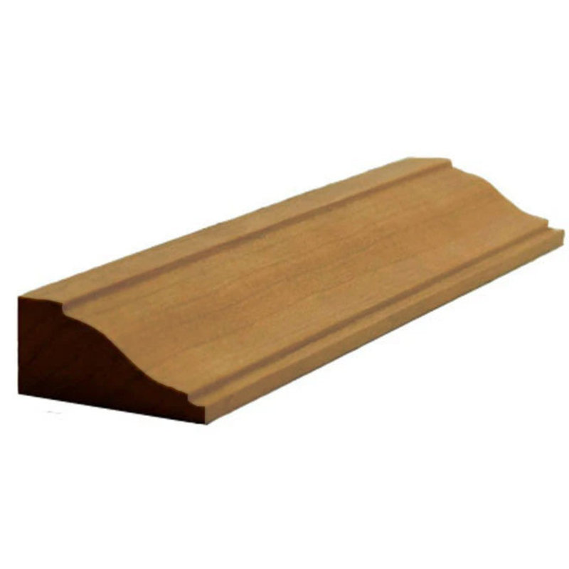 Moulure de panneau Colonial 1-1 / 8 po de large x 9/16 po. Sans finition, L 1,125 po x H 0,5625 po x P 94 po, Cerisier