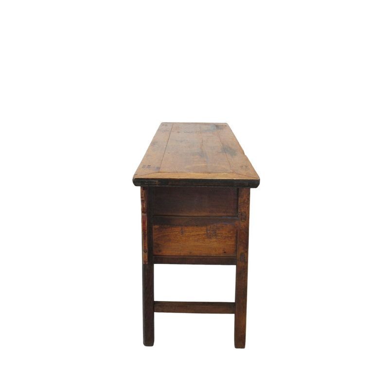 Antique Chinese 72" Long Apothecary Cabinet