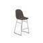 Academy Upholstered Bar Stool with Chromed Frame-554708589-554708584
