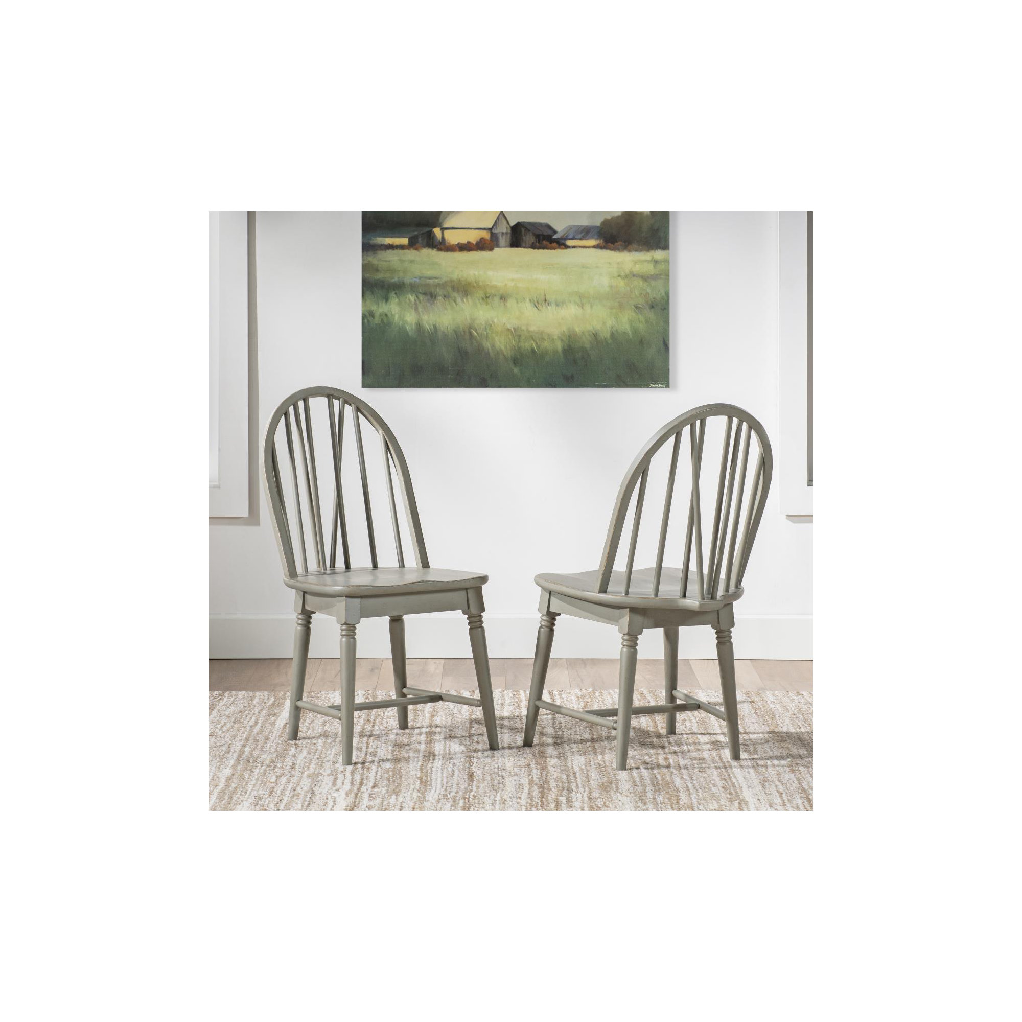 Country Living Side Chair 1, Gray