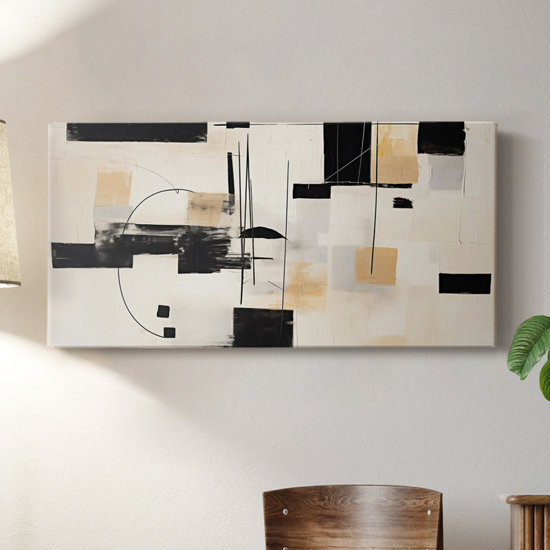 Abstract Series 4 #V-Gallery Wrapped Canvas, 16" H x 32" W