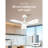 30" (3-Blade) Ceiling Fans with LED Lights and Remote Control