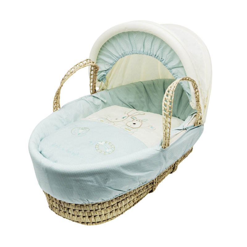 Moses Basket with Bedding with Mattress