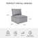 Arlyle Armless Chair for Modular Sectional Sofa