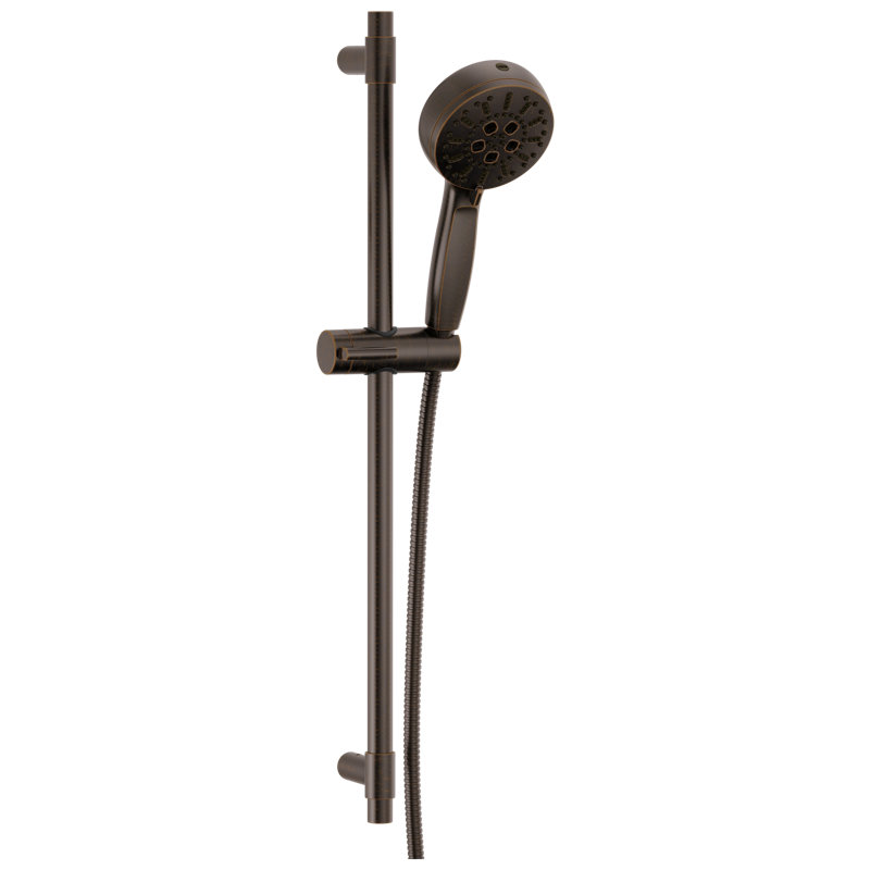 ProClean 7-Spray Hand Shower with Slide Bar, Handheld Shower with High Pressure Spray, Venetian Bronze