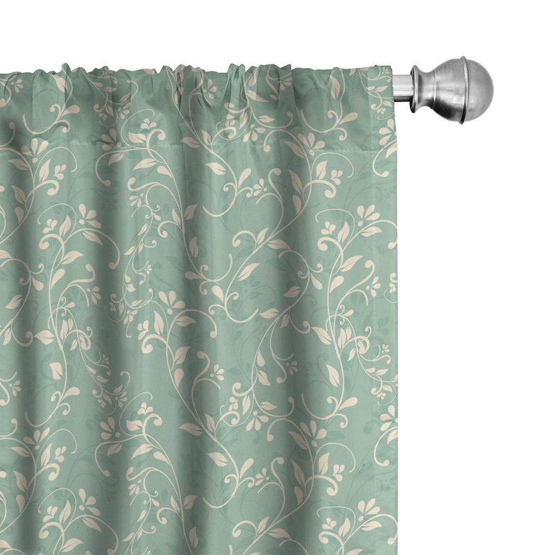 Panneau coulissant semi-diaphane avec passe-tringle Vine, 28 po x 95 po