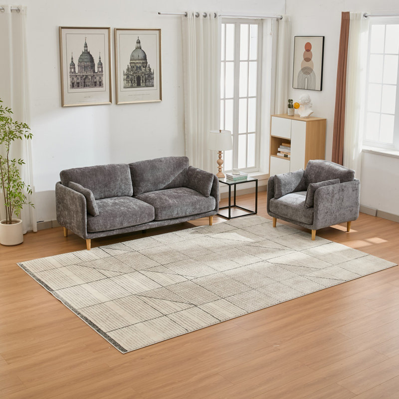 4 Seater Fabric Settee