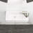 White Ceramic Bathroom Sink - Wall Mounted, 14.96X7.21 Inch, Stain , Rectangular, Faucet Hole Offered Inch Mount, White, Provided