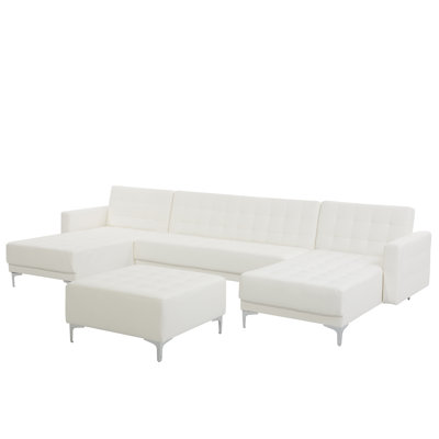 Finnegan 5 Seater Faux Leather Sleeper