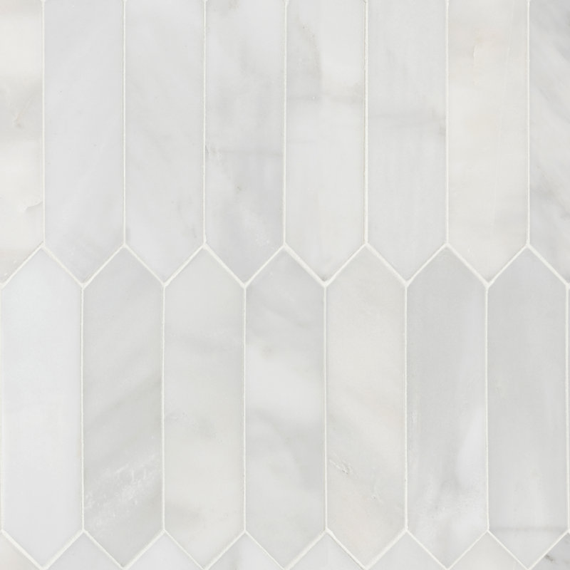 Castella Cambria Spire 11 in. x 12 in. Honed Marble Mosaic Floor and Wall Tile