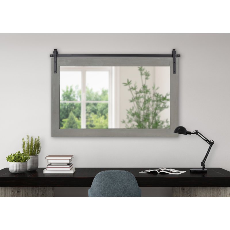 Miroir Dayanah, Gris rustique, 38,75 po x 25,75 po
