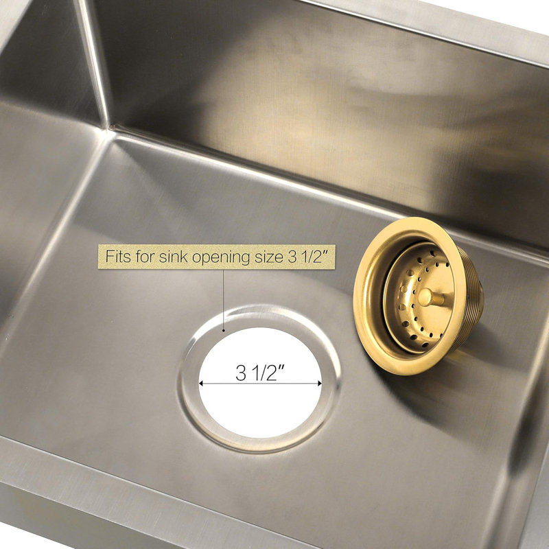 Bouchon d'évier de cuisine 3,5 "LQS