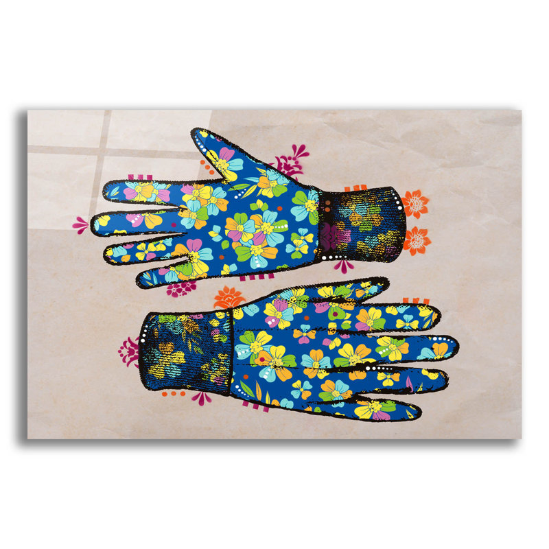 «Gloves» par Dean Russo, H 16 po x l 24 po x P 0,2 po