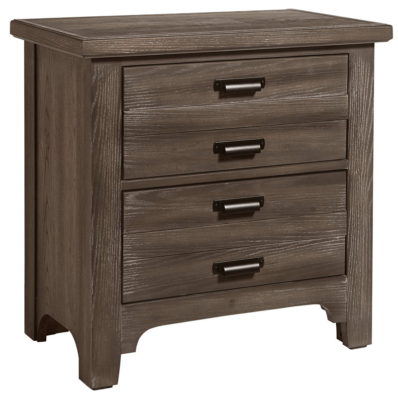 Erving 27'' W Solid Wood Nightstand, Folkstone