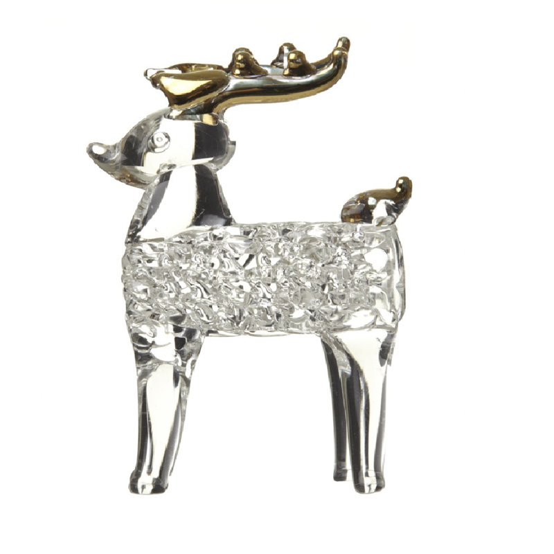 6.5cm Glass Animals Hanging Figurine Ornament