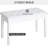 White Faux Leather Padded Piano Chair With Robust Wooden Frame For Duet Sessions And Practice Cushioning Solid Structure