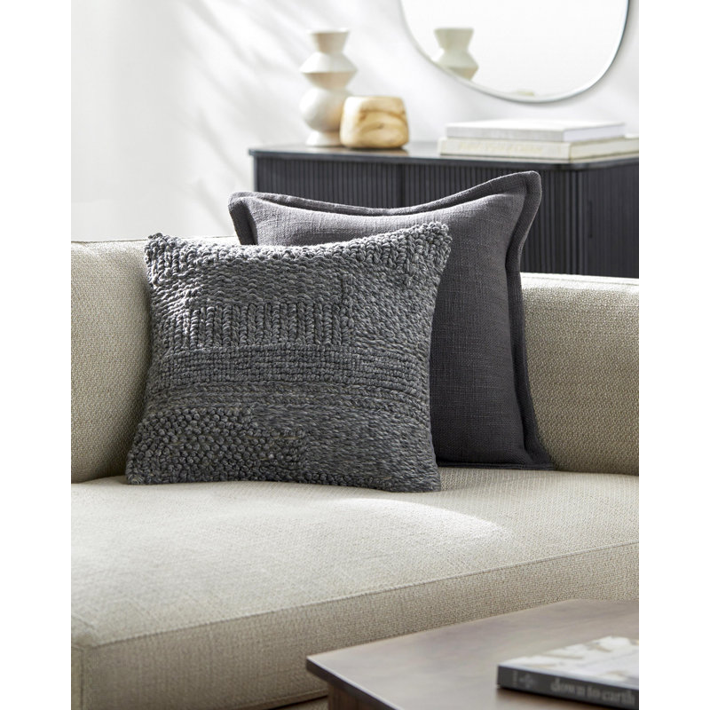 Gabon Throw Pillow, 18" x 18", Pillow Cover Only - No Insert