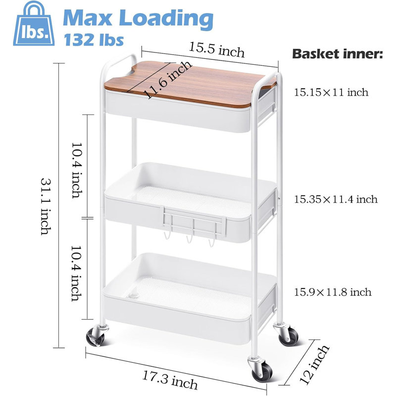 Eiman Metal Bar Cart