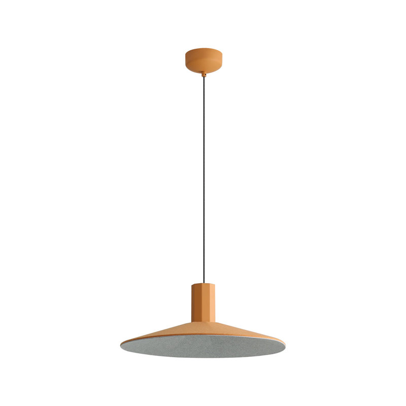 Meier 8" LED Pendant in Coffee, Gold
