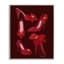 Chaussures Ruby Red, giclée encadrée, design par Hillary Holt-293296029-293296025