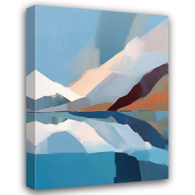 "Paysage 51" sur toile, H 18 po x l 15 po
