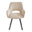 Linen Blend Upholstered Armchair-129704579-129704582-129704585