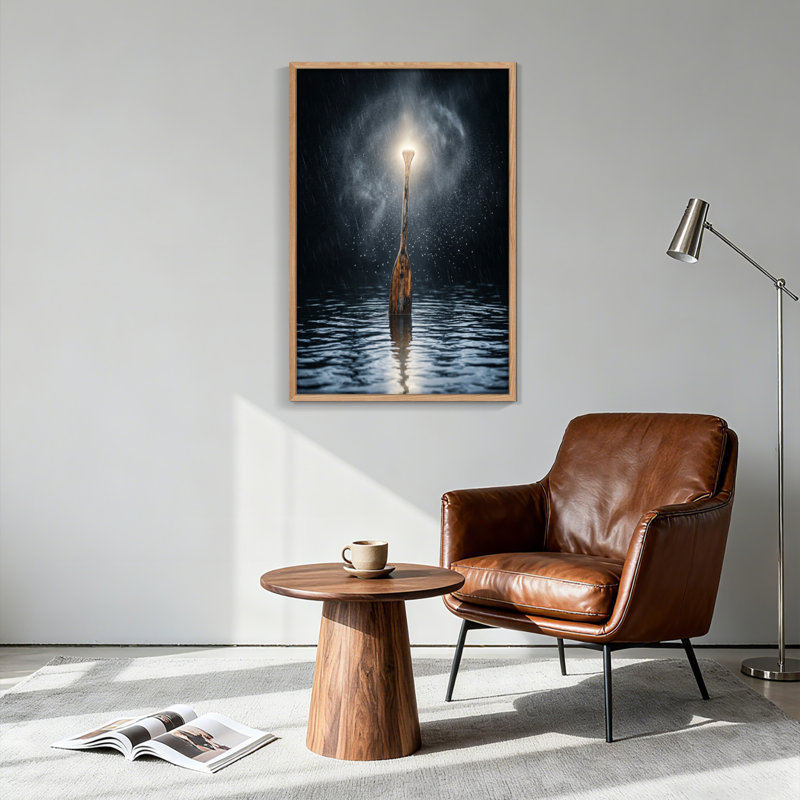 Mystic Paddle, reproduction d'art sur toile, ensemble de 1, Natural, H 40 po x l 28 po