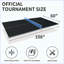 Plateau de table de tennis de table pliable et portatif de taille moyenne 9 pi noir pour jeux d'intérieur-124823343