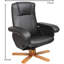 Resnick 29.5cm Wide Swivel Ergonomic Recliner-334556362