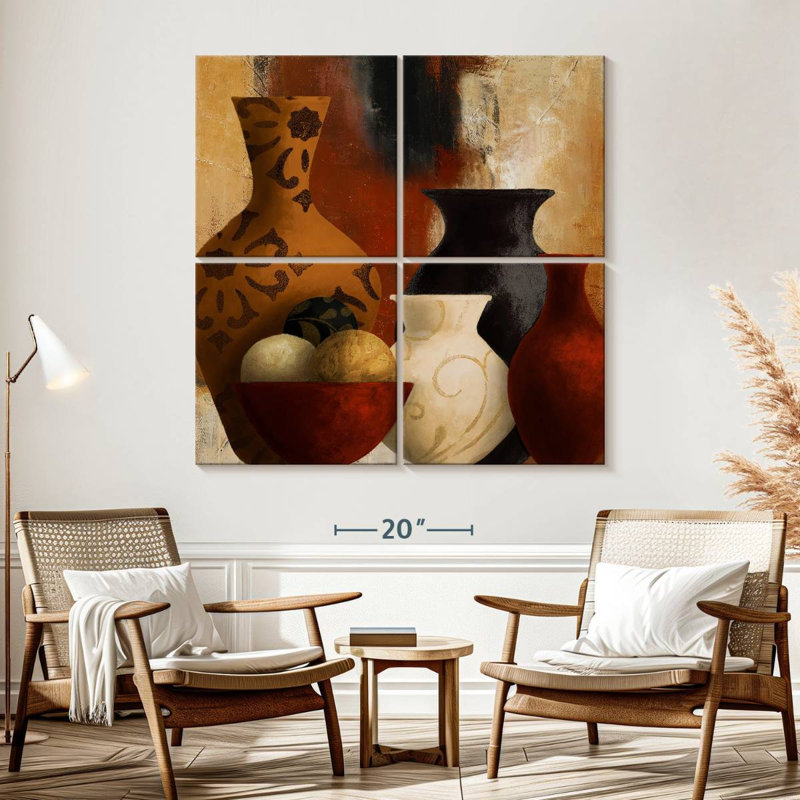 Senne Moroccan Vessels, 57" H x 57" W