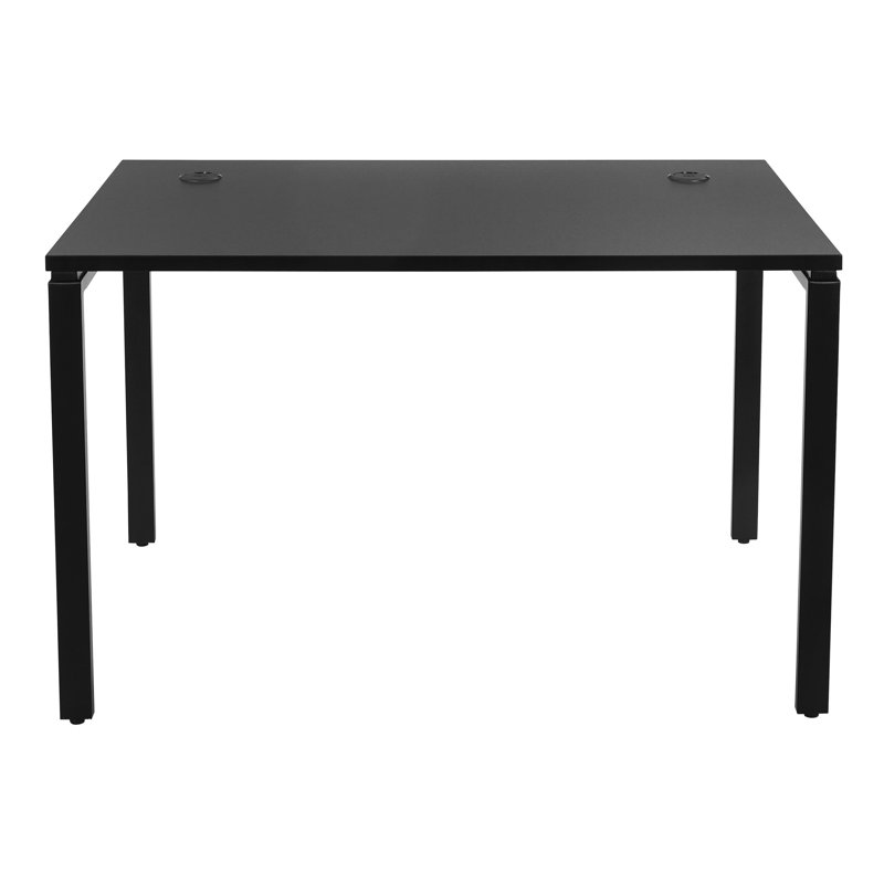 Prado Metal Base Writing Desk, Black